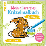 Kartonierter Einband Mein allererstes Kritzelmalbuch Ostern von Josephine Jones