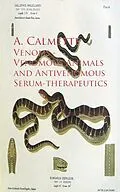 E-Book (epub) Venoms - Venomous Animals and Antivenomous Serum-Therapeutics von A. Calmette
