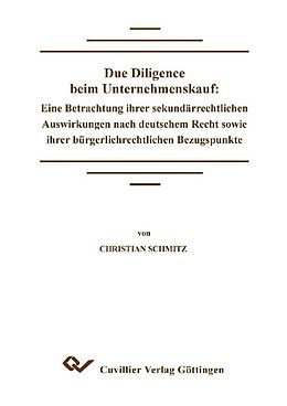 E-Book (pdf) Due Diligence beim Unternehmenskauf von Christian Schmitz