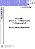 E-Book (pdf) Institut für Chemische und Thermische Verfahrenstechnik von Wolfgang Augustin et. al