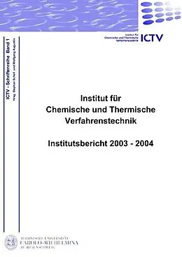 E-Book (pdf) Institut für Chemische und Thermische Verfahrenstechnik von Wolfgang Augustin et. al