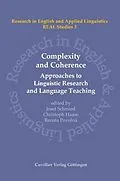 PDF Complexity and Coherence: Approaches to Linguistic Research and Language Teaching von Josef Schmied et. al
