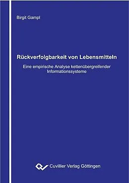 E-Book (pdf) Rückverfolgbarkeit von Lebensmitteln von Birgit Gampl