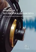E-Book (pdf) Jahrbuch des Phonogrammarchivs der Österreichischen Akademie der Wissenschaften von Clemens G&#xFC;tl et. al