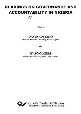 E-Book (pdf) Readings on Governance and Accountability in Nigeria von David Adeyemo et. al