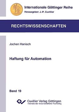 E-Book (pdf) Haftung für Automation von Jochen Hanisch