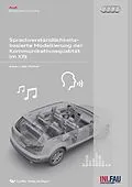 E-Book (pdf) Sprachverständlichkeitsbasierte Modellierung der Kommunikationsqualität im Kfz von Rosa-Linde Fischer
