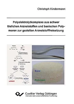 E-Book (pdf) Polyelektrolytkomplexe aus schwer löslichen Arzneistoffen und basischen Polymeren zur gezielten Arzneistofffreisetzung von Christoph Kindermann