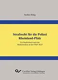 E-Book (pdf) Strafrecht für die Polizei Rheinland-Pfalz von Steffen Rittig