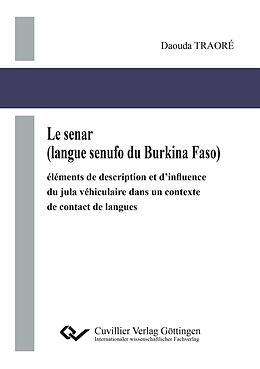 eBook (pdf) Le senar (langue senufo du Burkina Faso) de Daouda Traor&#xE9;