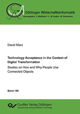 E-Book (pdf) Technology Acceptance in the Context of Digital Transformation von David Marz