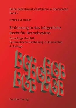 E-Book (pdf) Einführung in das bürgerliche Recht für Betriebswirte von Andrea Schröder