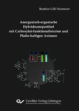 Kartonierter Einband Anorganisch-organische Hybridnanopartikel mit Carboxylat-funktionalisierten und Platin-haltigen Anionen von Beatrice Lilli Neumeier