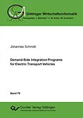 PDF Demand-Side Integration Programs for Electric Transport Vehicles von Johannes Schmidt