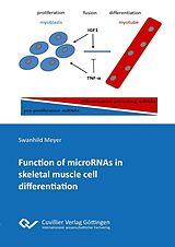 eBook (pdf) Function of microRNAs in skeletal muscle cell differentiation de Swanhild Meyer