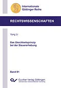 E-Book (pdf) Das Gleichheitsprinzip bei der Steuererhebung von Yong Li