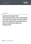 E-Book (pdf) Auswirkungen der Kontaktierung von isotropen und anisotropen Materialien auf die elektromagnetische Schirmdämpfung von Gehäusen von Michael Kühn