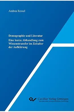E-Book (pdf) Demographie und Literatur von Andrea Ressel
