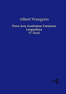 Kartonierter Einband Nova Acta Academiae Caesareae Leopoldino von Albert Wangerin