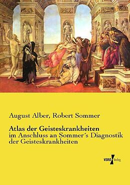 Kartonierter Einband Atlas der Geisteskrankheiten von August Alber, Robert Sommer