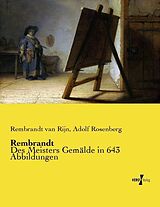 Kartonierter Einband Rembrandt von Rembrandt van Rijn, Adolf Rosenberg