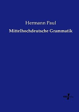 Kartonierter Einband Mittelhochdeutsche Grammatik von Hermann Paul