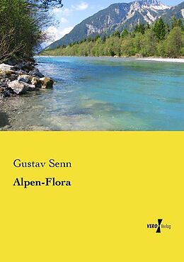 Kartonierter Einband Alpen-Flora von Gustav Senn