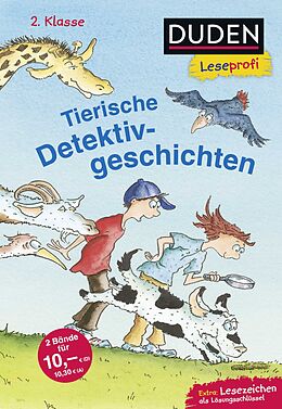 Fester Einband Duden Leseprofi  Tierische Detektivgeschichten, 2. Klasse (DB) von Barbara Zoschke, Petra Bartoli y Eckert