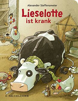 Reliure en carton Lieselotte ist krank (Pappe) de Alexander Steffensmeier