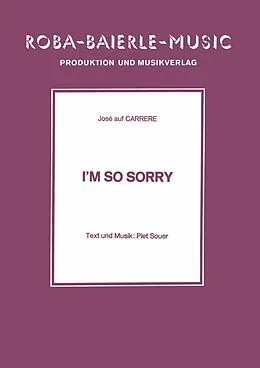 E-Book (epub) I'm So Sorry von Piet Souer