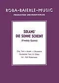 E-Book (epub) Solang' die Sonne scheint von Freddy Quinn, J. Bouwens, B. Olden