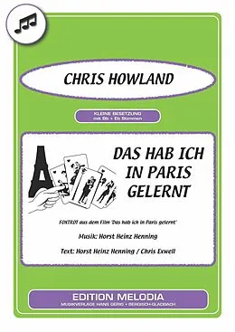 E-Book (pdf) Das hab ich in Paris gelernt von Horst Heinz Henning, Chris Exwell, Chris Howland