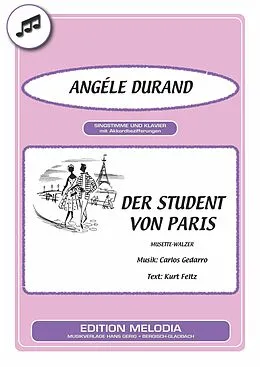 E-Book (pdf) Der Student von Paris von Carlos Gedarro, Kurt Feltz, Angéle Durand
