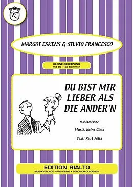 E-Book (epub) Du bist mir lieber als die Ander'n von Heinz Gietz, Kurt Feltz, Margot Eskens
