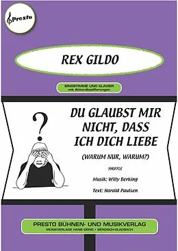 E-Book (epub) Du glaubst mir nicht, dass ich dich liebe von Willy Berking, Harald Paulsen, Rex Gildo
