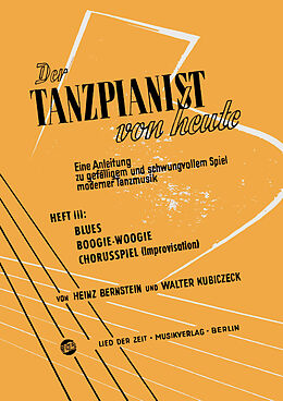 E-Book (epub) Der Tanzpianist von heute III von Walter Kubiczeck, Heinz Bernstein