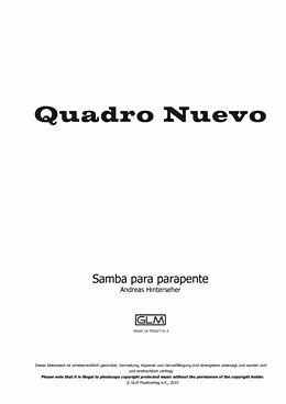 E-Book (epub) Samba para Parapente von Andreas Hinterseher, Quadro Nuevo