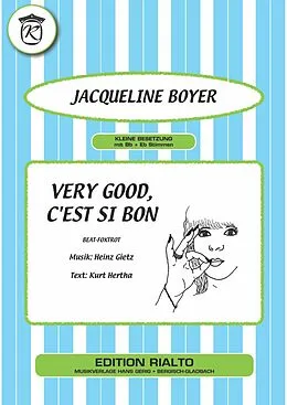 E-Book (epub) Very good, c'est si bon von Kurt Hertha, Heinz Gietz, Jacqueline Boyer