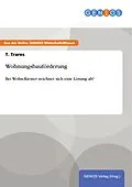 E-Book (pdf) Wohnungsbauförderung von T. Trares