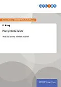 E-Book (pdf) Preispolitik heute von E. Krug