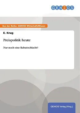 E-Book (pdf) Preispolitik heute von E. Krug