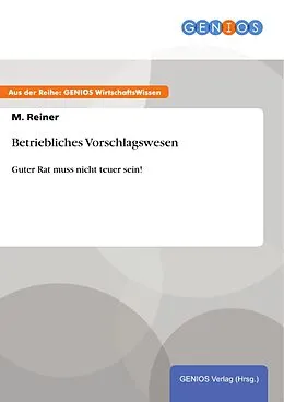 E-Book (pdf) Betriebliches Vorschlagswesen von M. Reiner