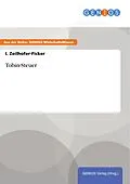 E-Book (pdf) Tobin-Steuer von I. Zeilhofer-Ficker