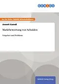 E-Book (pdf) Marktbewertung von Schulden von Annett Kaindl