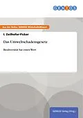 E-Book (epub) Das Umweltschadensgesetz von I. Zeilhofer-Ficker