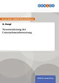 E-Book (pdf) Neuorientierung der Unternehmensbewertung von G. Dengl