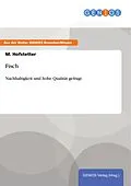 E-Book (pdf) Fisch von M. Hofstetter