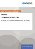 E-Book (pdf) Werkzeugmaschinen 2006 von M. Klems