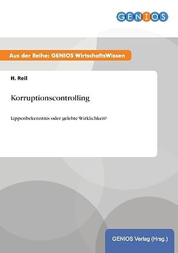 Kartonierter Einband Korruptionscontrolling von H. Reil