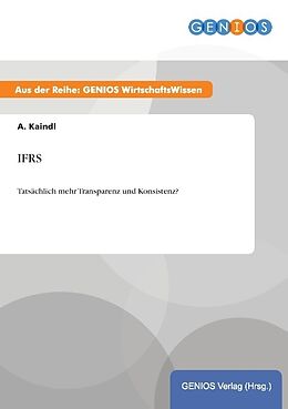 Kartonierter Einband IFRS von A. Kaindl